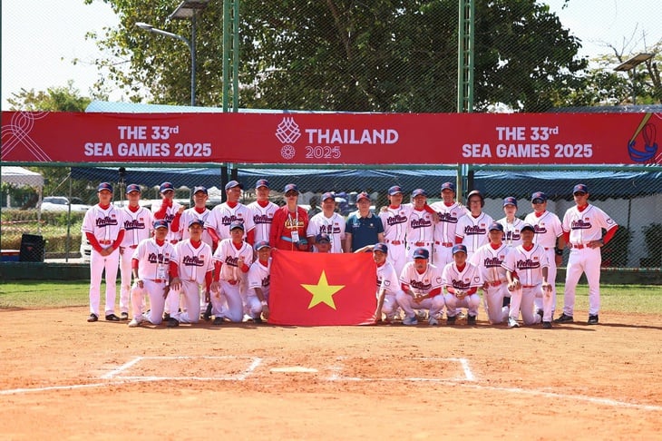 Bóng chày Việt Nam thua Lào 0-16 ở SEA Games 33 - Ảnh 1.
