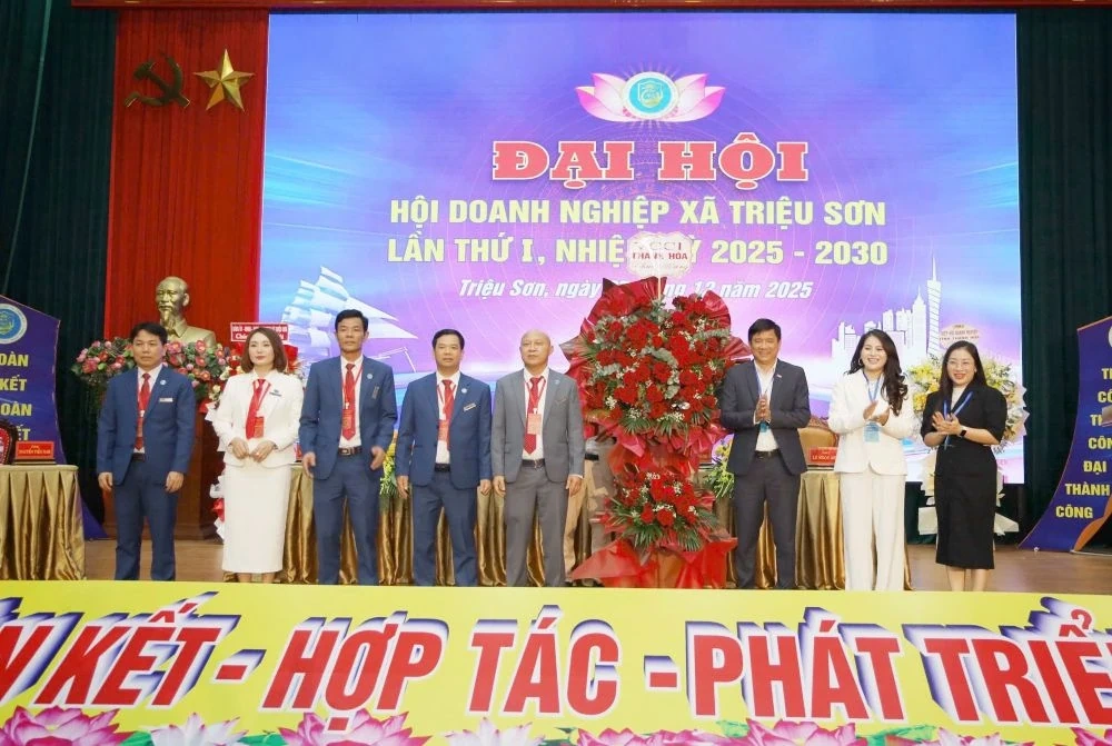 การประชุมสมาคมธุรกิจตำบล Trieu Son สมัยที่ 2568-2573