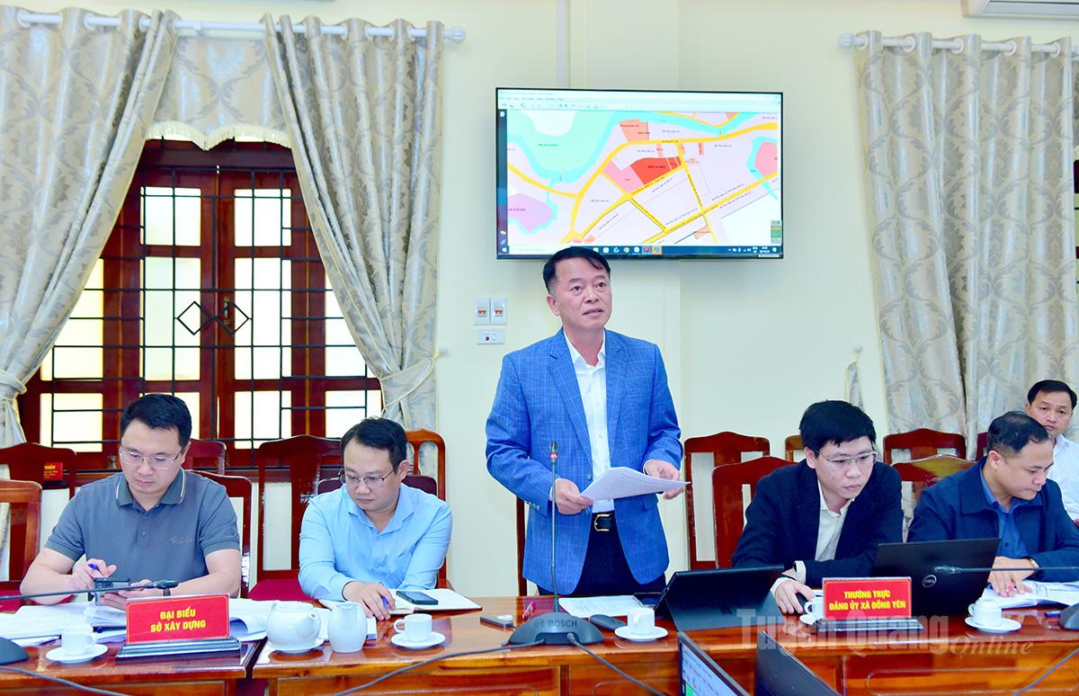 Kommunledningen för Dong Yen rapporterade om föreslagna justeringar och integration av kommunens planering med den provinsiella planeringen för perioden 2021-2030, med en vision fram till 2050.