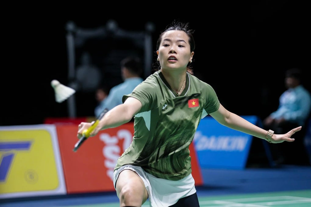 កីឡាករ Nguyen Thuy Linh បានប្រកួតចាញ់គូប្រកួតវ័យ១៩ឆ្នាំរបស់នាងក្នុងការប្រកួតកីឡាស៊ីហ្គេម ៣៣-១