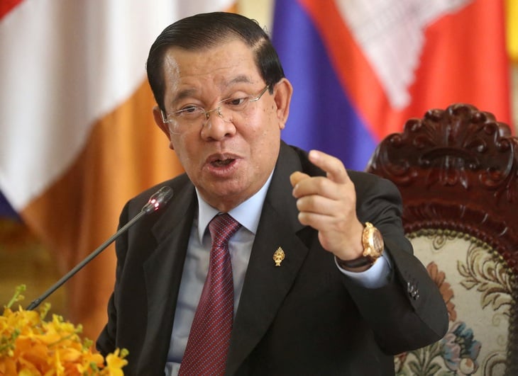 Herr Hun Sen tillbakavisade värdlandet Thailands ursäkter om SEA Games 33 - Foto 1. Ông Hun Sen phản bác người Thái Lan về chuyện tổ chức SEA Games 'bằng tiền Trung Quốc' - Ảnh 1.