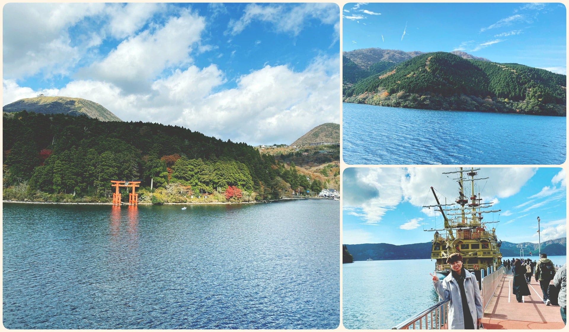 המים הכחולים והצלולים של האגם גורמים לאנשים להרגיש רגועים יותר.