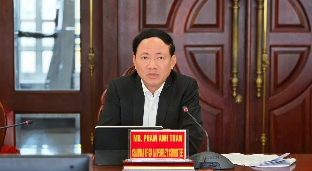 Ông Phạm Anh Tuấn, Chủ tịch UBND tỉnh Gia Lai.Ảnh: HN.