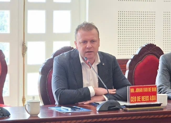 Ông Johan Van Den Ban, Tổng giám đốc De Heus châu Á. Ảnh: HN.