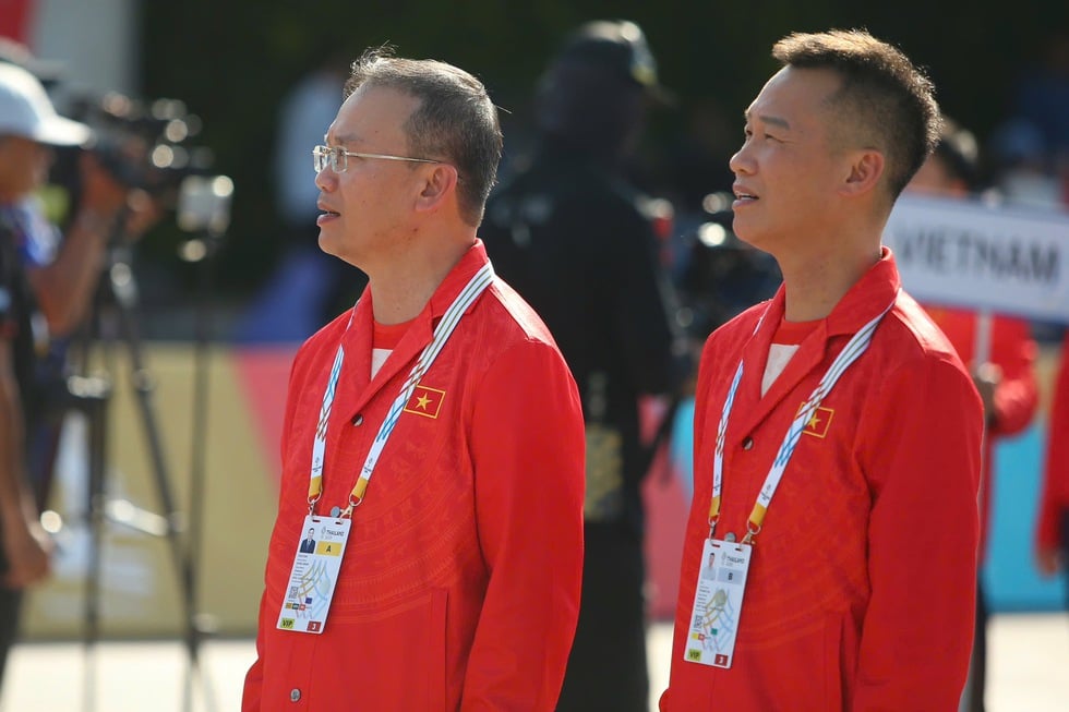 Xúc động hình ảnh Quốc kỳ Việt Nam trong lễ thượng cờ tại SEA Games 33- Ảnh 5.