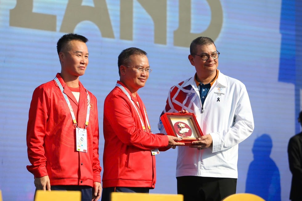 Xúc động hình ảnh Quốc kỳ Việt Nam trong lễ thượng cờ tại SEA Games 33- Ảnh 7.