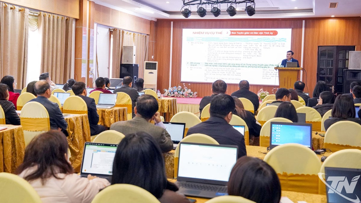 Quang cảnh Hội nghị tập huấn.