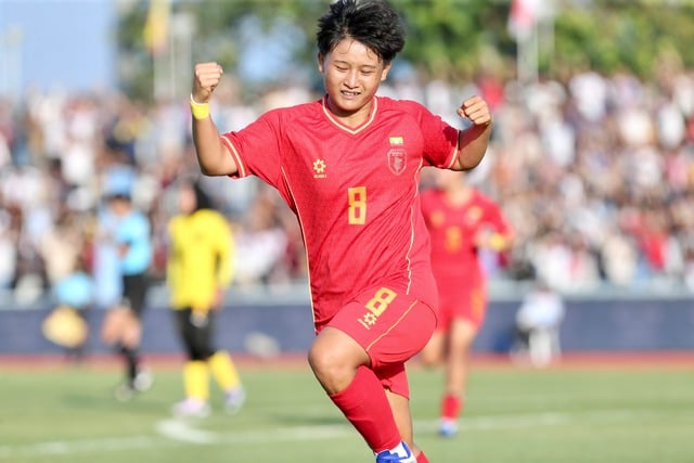 Thắng dễ Malaysia, đội tuyển nữ Myanmar chờ đại chiến Việt Nam: Ngôi đầu bảng gay cấn- Ảnh 4.