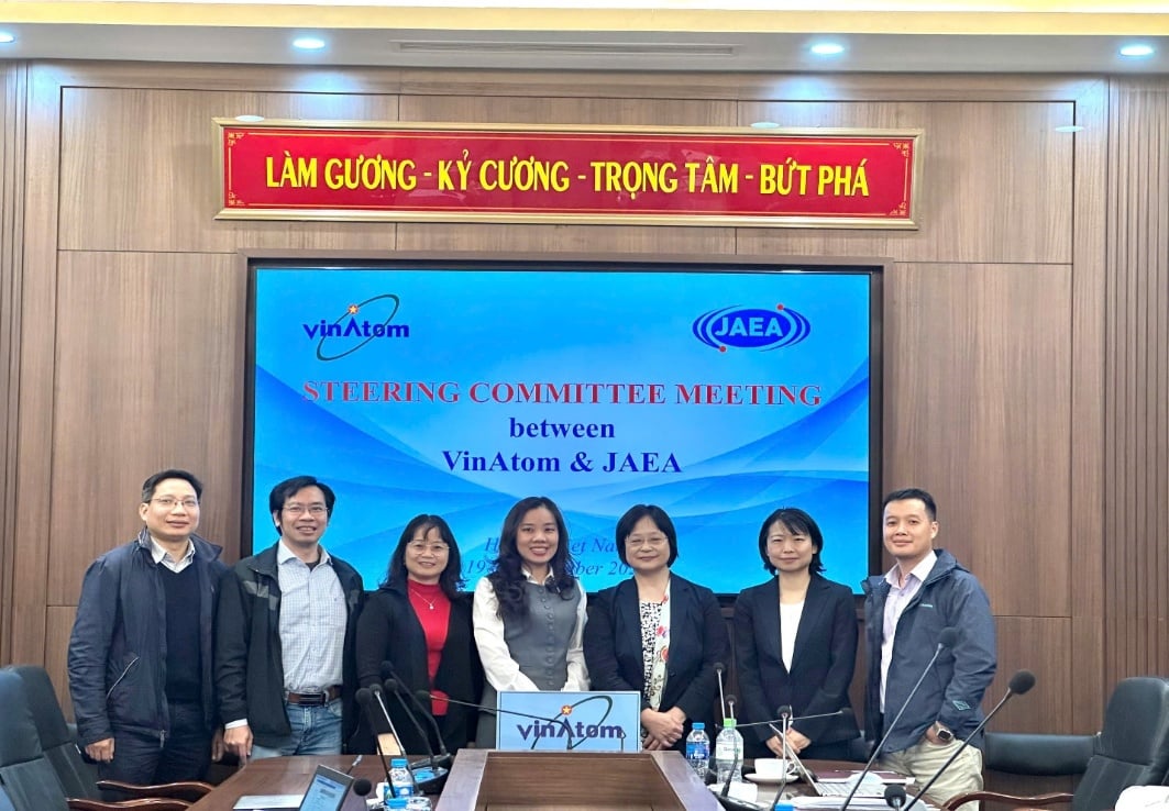 Cuộc họp Ban Chỉ đạo phát triển nguồn nhân lực giữa Viện Năng lượng nguyên tử Việt Nam và Cơ quan Năng lượng nguyên tử Nhật Bản - Ảnh 1.