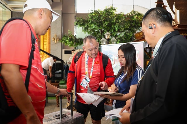 ក្រុមបាល់ទះនារីវៀតណាមត្រូវលុបចោលការហ្វឹកហាត់លើកដំបូងនៅទីក្រុងបាងកក៖ ហេតុអ្វី? - រូបថត ៣.