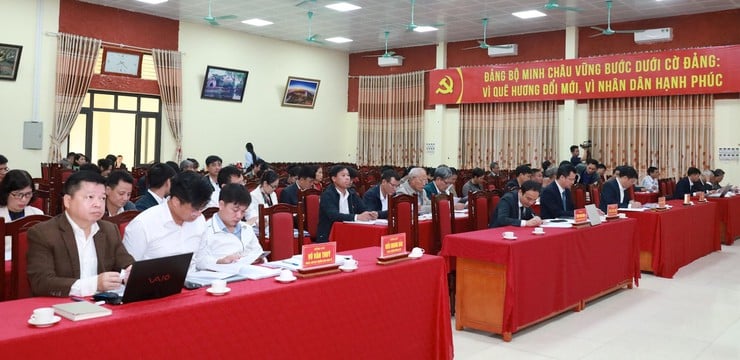 HĐND xã Minh Châu khai mạc kỳ họp thứ hai- Ảnh 1.