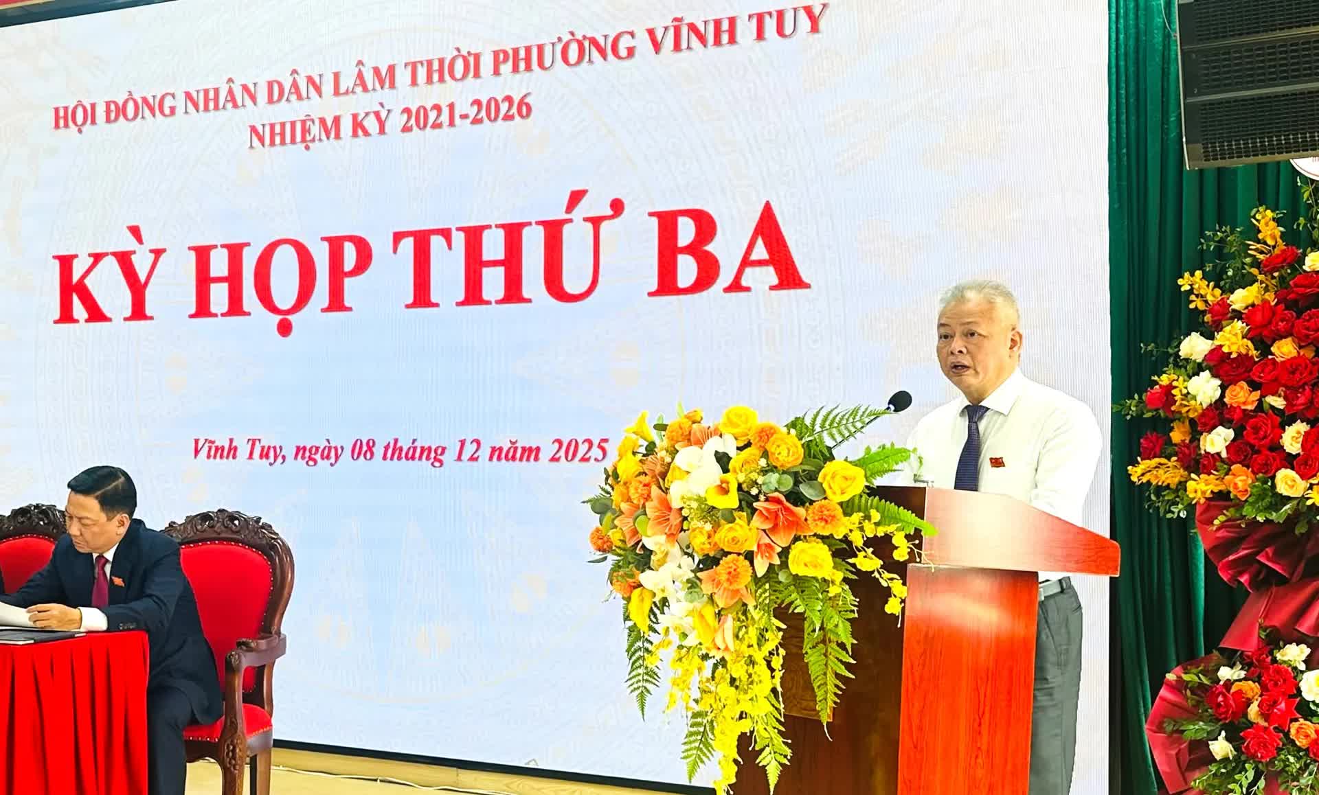 Phường Vĩnh Tuy: Hoàn thành chỉ tiêu kinh tế-xã hội năm 2025- Ảnh 3.