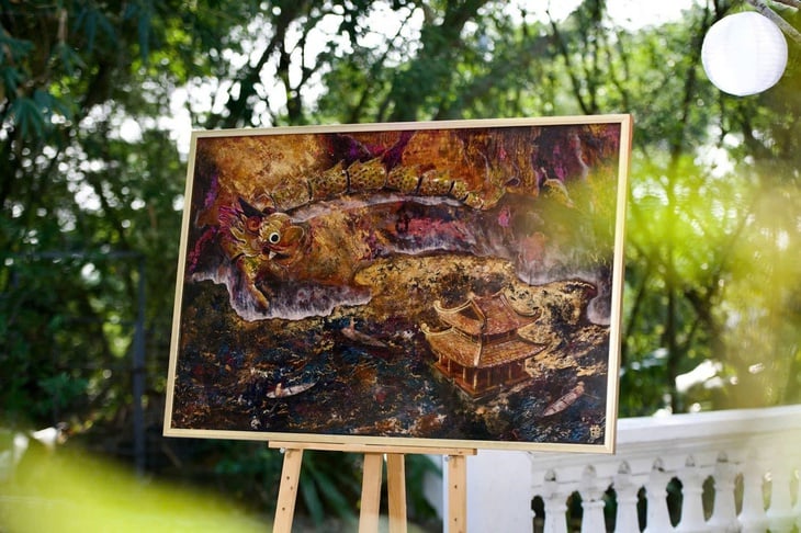 จิตรกร 9 คน Chu Nhat Quang ได้รับการยอมรับเป็นพิเศษให้เข้าเป็นสมาชิกสมาคมวิจิตรศิลป์เวียดนาม ประธานสมาคมกล่าวว่าอย่างไร - ภาพที่ 3 Chu Nhật Quang - Ảnh 3.