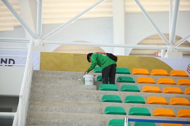 A 'Đường đua xanh' tại SEA Games 33 long lanh, nhưng chưa hoàn thiện 100%- Ảnh 8.