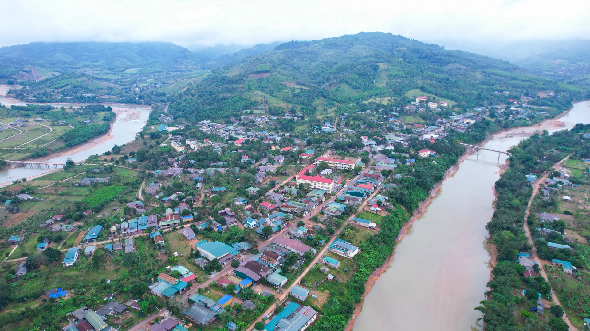 Un coin du centre communal de Ta Rut - Photo : L.T