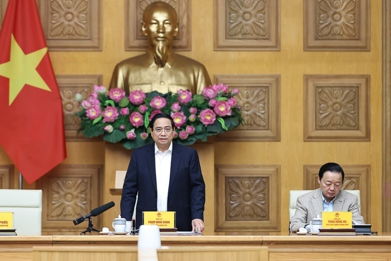 وأكد رئيس الوزراء أن حملة Thủ tướng Chính phủ nhấn mạnh 'Chiến dịch Quang Trung' là chiến dịch không có tiếng súng, song phải chiến thắng và chiến thắng giòn giã để mang lại niềm vui, hạnh phúc cho người dân... - Ảnh: VGP/Nhật Bắc