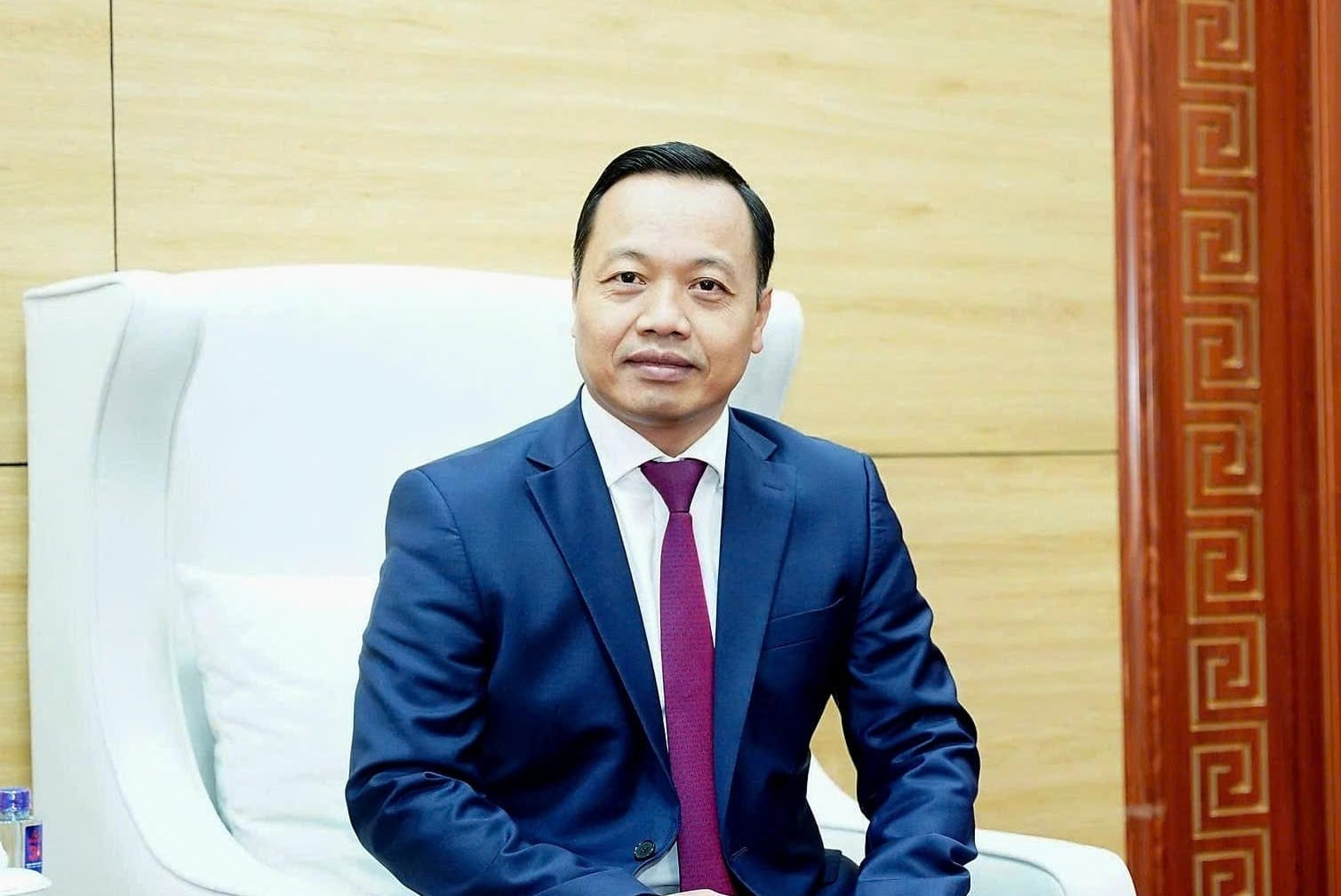 Ông Trần Tiến Dũng, Bí thư Tỉnh ủy Điện Biên. Ảnh: Trần Hương. 