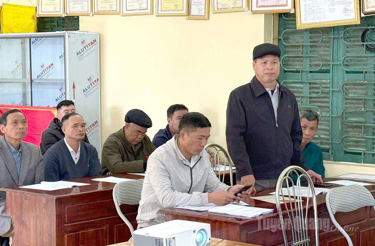 مردم روستای خائو ترانگ در این کارگاه در مورد مزایا و مشکلات اجرای پروژه بحث و گفتگو کردند.