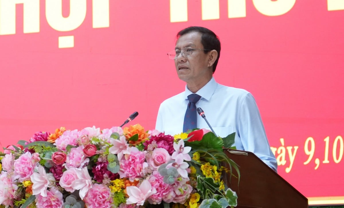 El vicepresidente permanente del Comité Popular Provincial, Dang Van Chinh, informó sobre los resultados de la implementación de las tareas de desarrollo socioeconómico en 2025 y el plan para 2026.