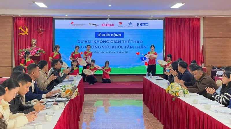 Overview of the project launching ceremony. (Photo: Plan International Vietnam)