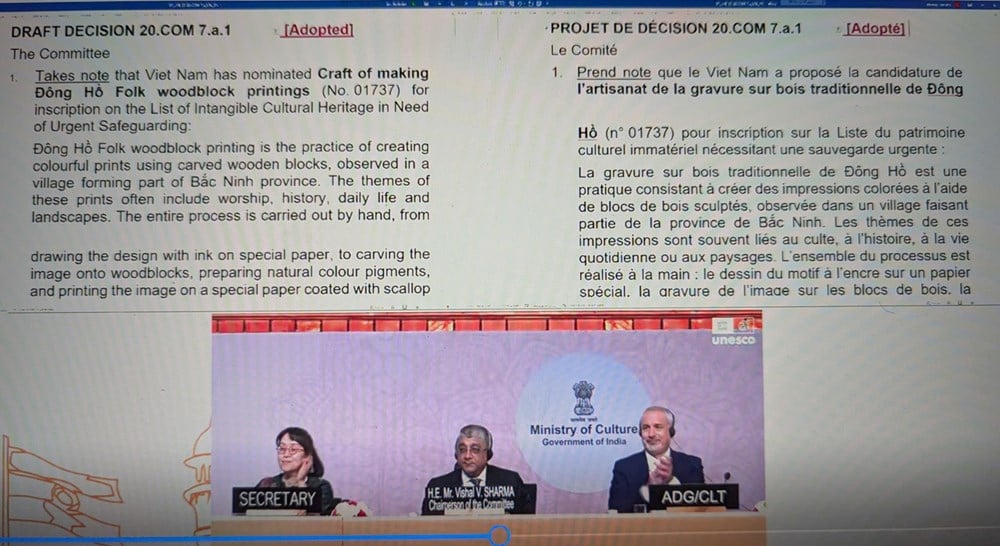 Dong Ho-folkemaleriet er en immateriell kulturarv som trenger øyeblikkelig beskyttelse av UNESCO - bilde 1