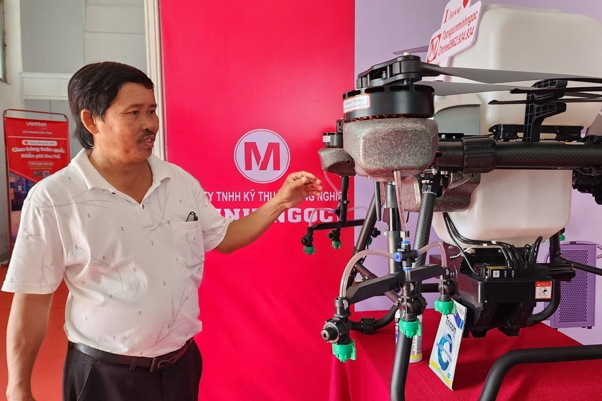 O desenvolvimento da agricultura de alta tecnologia é uma das forças motrizes que contribuem para o sucesso do processo de inovação. Foto: Kim Anh. Phát triển nông nghiệp công nghệ cao là một trong những động lực đóng góp vào thành công của tiến trình đổi mới sáng tạo. Ảnh: Kim Anh.