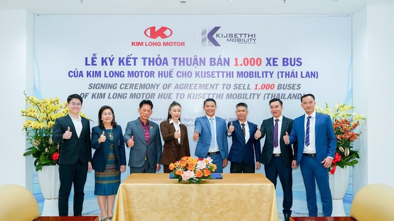 1000 автобусов марки KIM LONG экспортированы в Таиланд - Фото 3. 1.000 xe bus thương hiệu KIM LONG xuất khẩu sang Thái Lan- Ảnh 3.