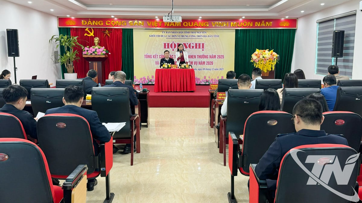 Afgevaardigden die de conferentie bijwonen.