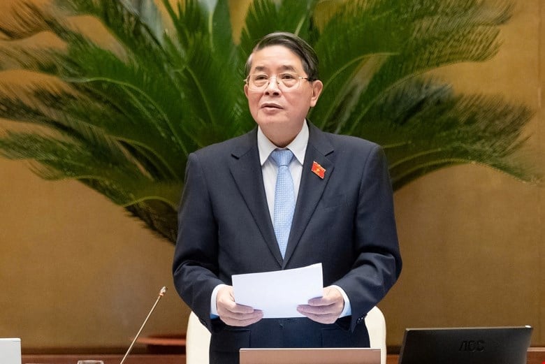 Viseformann i nasjonalforsamlingen, Nguyen Duc Hai, ledet møtet. Foto: Quochoi.vn Phó Chủ tịch Quốc hội Nguyễn Đức Hải điều hành Phiên họp. Ảnh: Quochoi.vn