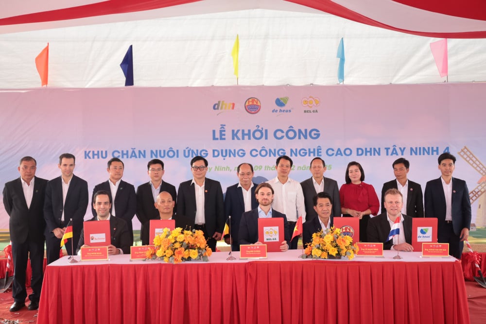 탄호이(Tan Hoi) 마을 첨단 축산 프로젝트 기공식