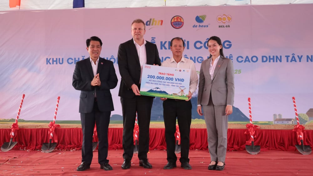 탄호이(Tan Hoi) 마을 첨단 축산 프로젝트 기공식