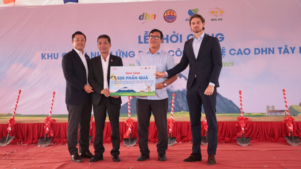 탄호이(Tan Hoi) 마을 첨단 축산 프로젝트 기공식