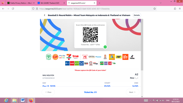 Ekstremt hett tema for å bestille billetter for å se SEA Games 33: Hva må vietnamesiske fans følge, vil de være «tomhendte» hvis... – Bilde 5. Cực nóng chuyện đặt vé xem SEA Games 33: CĐV Việt Nam cần tuân thủ điều gì, sẽ ‘trắng tay’ nếu…- Ảnh 5.