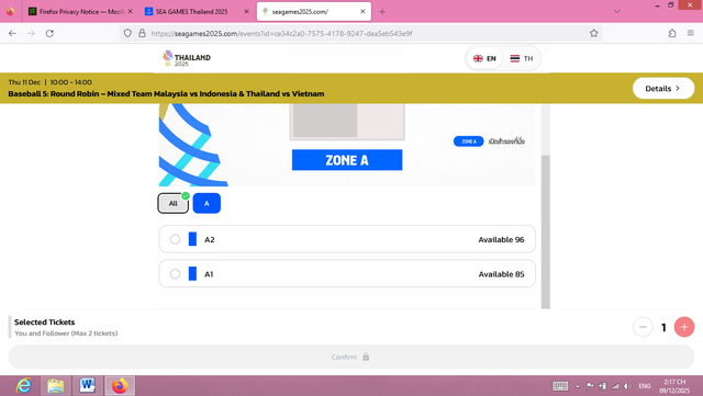 Ekstremt hett tema for å bestille billetter for å se SEA Games 33: Hva må vietnamesiske fans følge, vil de være «tomhendte» hvis... – Bilde 6. Cực nóng chuyện đặt vé xem SEA Games 33: CĐV Việt Nam cần tuân thủ điều gì, sẽ ‘trắng tay’ nếu…- Ảnh 6.