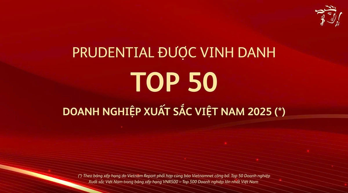 Prudential utsågs för nionde gången i rad till en av de 100 bästa företagen inom hållbar utveckling i Vietnam.