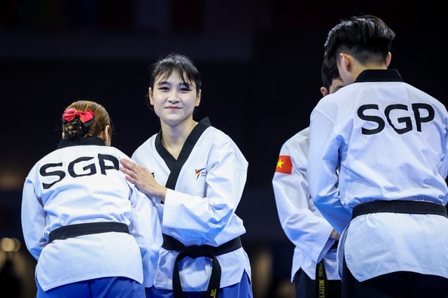 Taekwondo dậy sóng: Việt Nam và Philippines kiện trọng tài vì thua oan ức, Singapore giành vàng không thuyết phục- Ảnh 4.