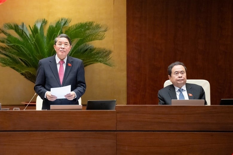 Phó Chủ tịch Quốc hội Nguyễn Đức Hải điều hành. Ảnh: Quochoi.vn.