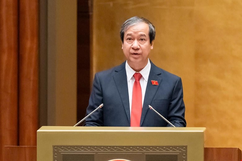 Menteri Pendidikan dan Pelatihan Nguyen Kim Son. Foto: Quang Vinh