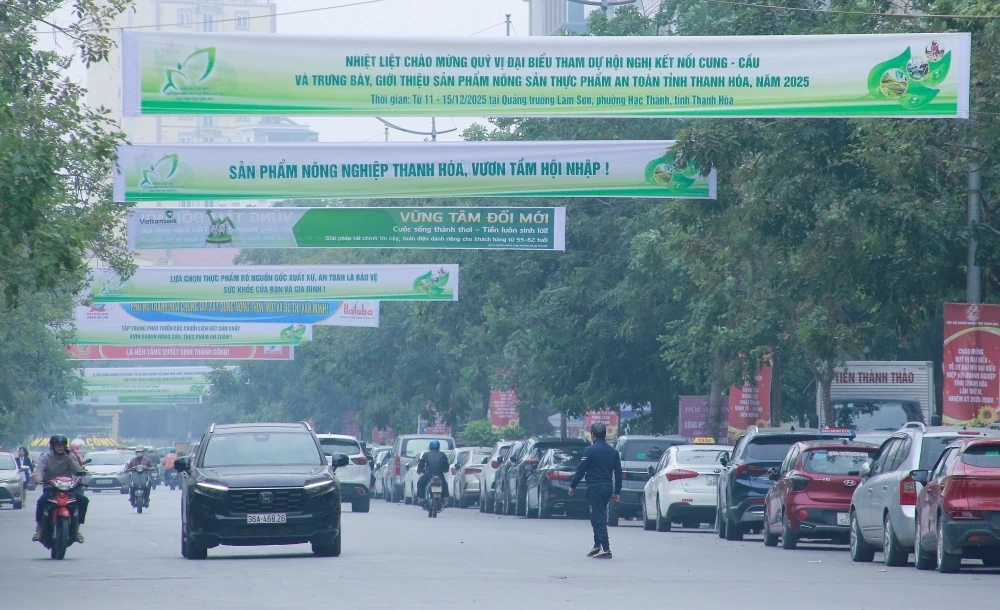 300 stánků je připraveno sloužit veřejnosti na konferenci Thanh Hoa Supply-Demand Connection Conference 2025.