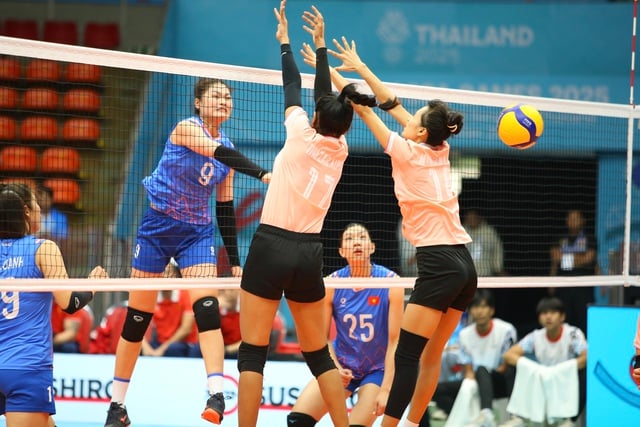 Sao Thanh Thúy dự bị, bóng chuyền nữ Việt Nam vẫn dễ dàng đè bẹp Myanmar- Ảnh 3.