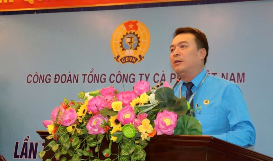 Ông Đặng Hồng Tuấn, Phó Bí thư phụ trách Đảng ủy, Tổng Giám đốc, Tổng Công ty Cà phê Việt Nam. Ảnh: NT.