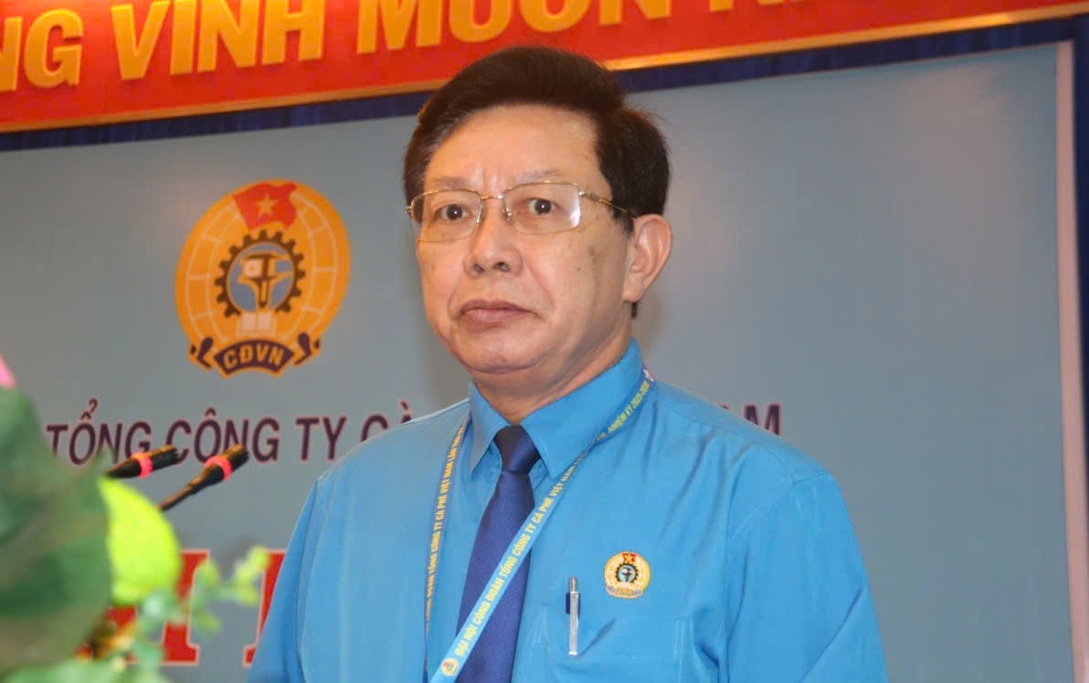 Ông Lê Trọng Hiền, Chủ tịch Công đoàn Tổng Công ty Cà phê Việt Nam. Ảnh: NT.