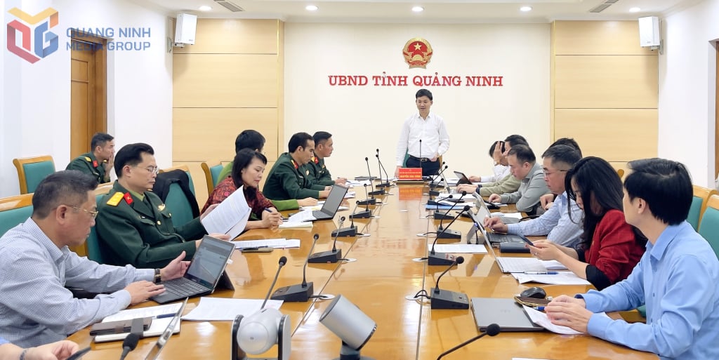 Kamrat Nguyen Van Cong, vice ordförande för den provinsiella folkkommittén och biträdande chef för den ständiga kommittén för den provinsiella civilförsvarskommandot, höll ett direktivtal vid konferensen.