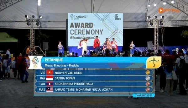 Tran Hung Nguyen en Nguyen Van Dung wonnen, waardoor Vietnam in totaal 4 gouden medailles behaalde op de 33e SEA Games - foto 3