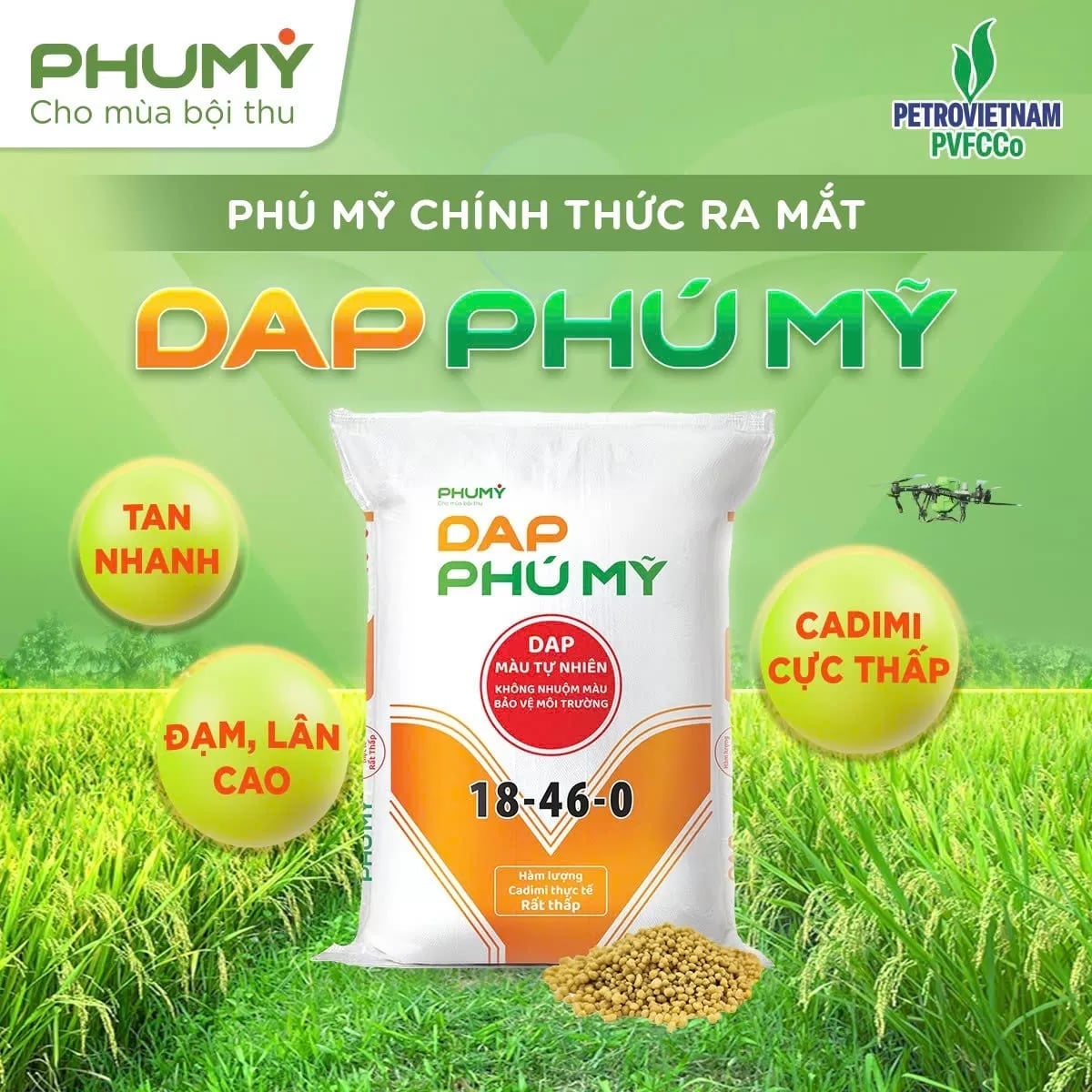 PVFCCo – Phu My lanserer offisielt Phu My DAP. Foto: PVFCCo. PVFCCo – Phú Mỹ chính thức ra mắt DAP Phú Mỹ. Ảnh: PVFCCo.