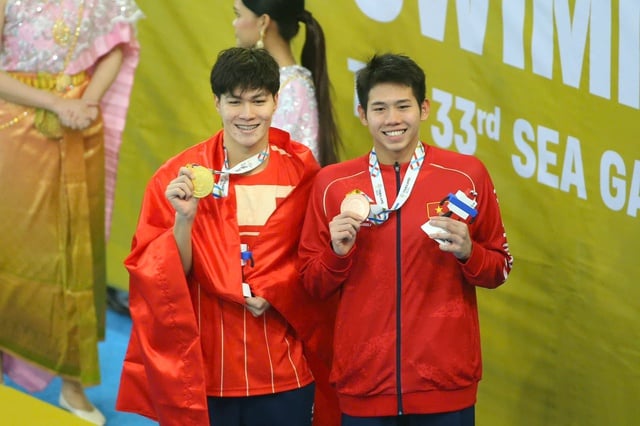 Tran Hung Nguyen är en idrottare i toppklass, Anh Viens yngre bror är en värdig hjälte, och My Tien orsakade en stor överraskning - Foto 1. Trần Hưng Nguyên siêu đẳng cấp, em trai Ánh Viên xứng đáng anh hào còn Mỹ Tiên gây bất ngờ lớn- Ảnh 1.