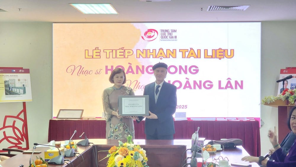 Bản thảo quý của nhạc sĩ Hoàng Vân chính thức được lưu giữ tại Trung tâm Lưu trữ quốc gia III - ảnh 5