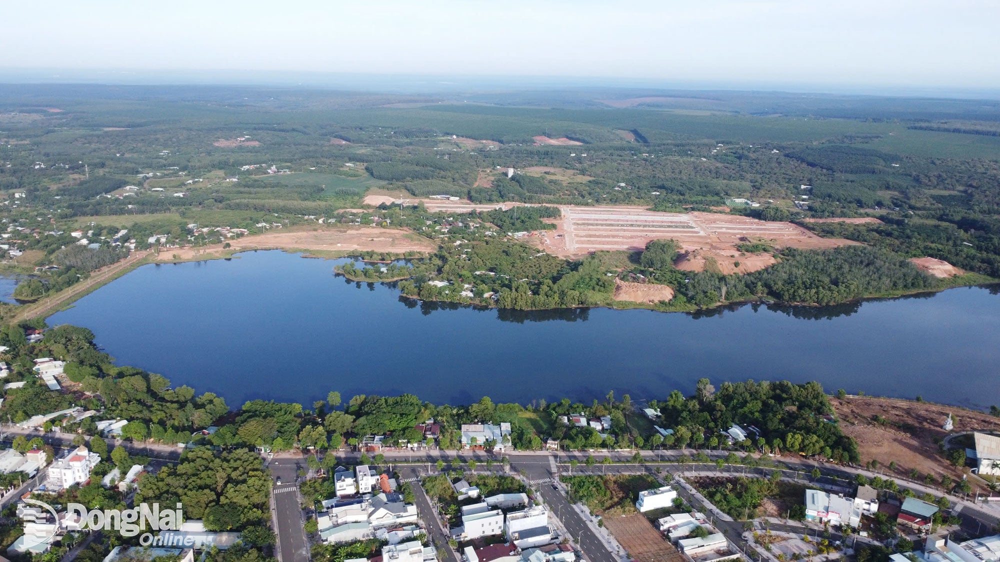 A view of Suoi Cam Lake area, located in Dong Xoai and Binh Phuoc wards. (Illustrative photo: Hoang Loc)