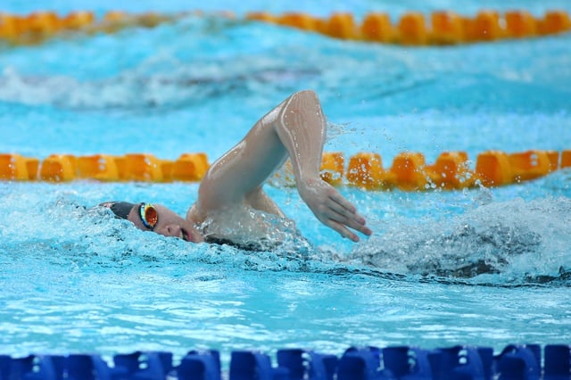 រង់ចាំ 'ព្រះអង្គម្ចាស់កង្កែប' Pham Thanh Bao ឈ្នះមេដាយមាសបន្ថែមទៀតសម្រាប់កីឡាហែលទឹកវៀតណាម - រូបថត ៥. Chờ 'hoàng tử ếch' Phạm Thanh Bảo lấy thêm HCV cho bơi lội Việt Nam- Ảnh 5.