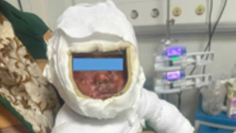 ការព្យាបាលបន្ទាន់បានជោគជ័យជួយសង្គ្រោះក្មេងប្រុសអាយុ ៩ ខែ ដែលរលាកធ្ងន់ធ្ងរដោយសារទឹកពុះ។